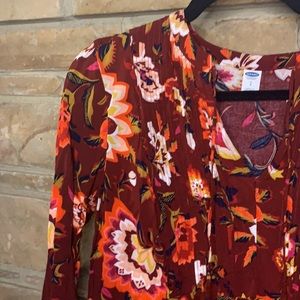 Fall flowy shirt